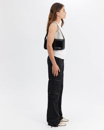 Asymmetric Off Shoulder Knit