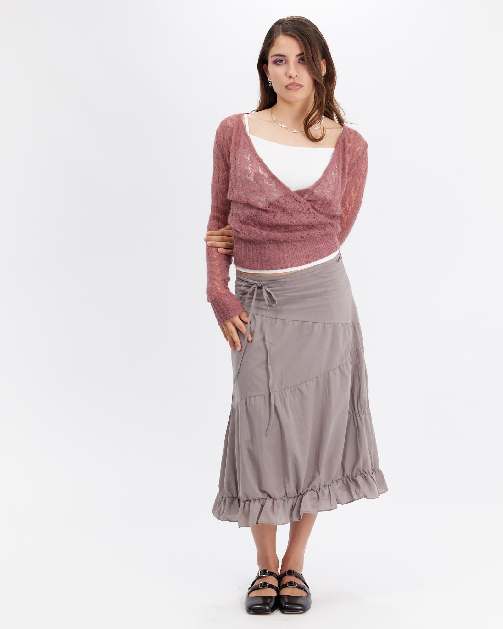 Crossover Mohair Ballet Knit