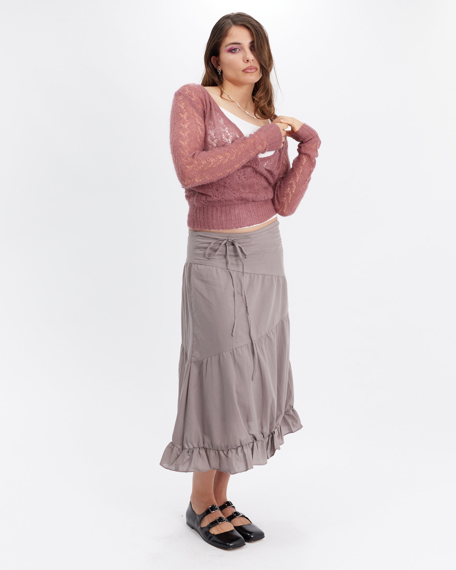 Crossover Mohair Ballet Knit