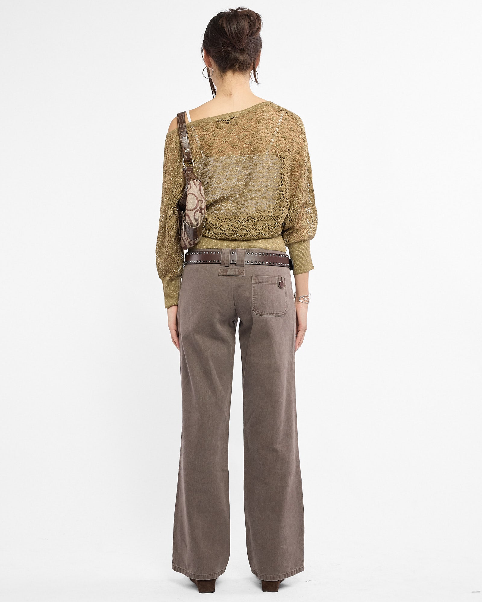 Stonewash Wide Leg Jeans