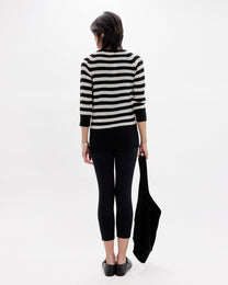 Ballet Striped Crossover Cardi