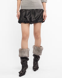 Elasticated Bubble Mini Skirt
