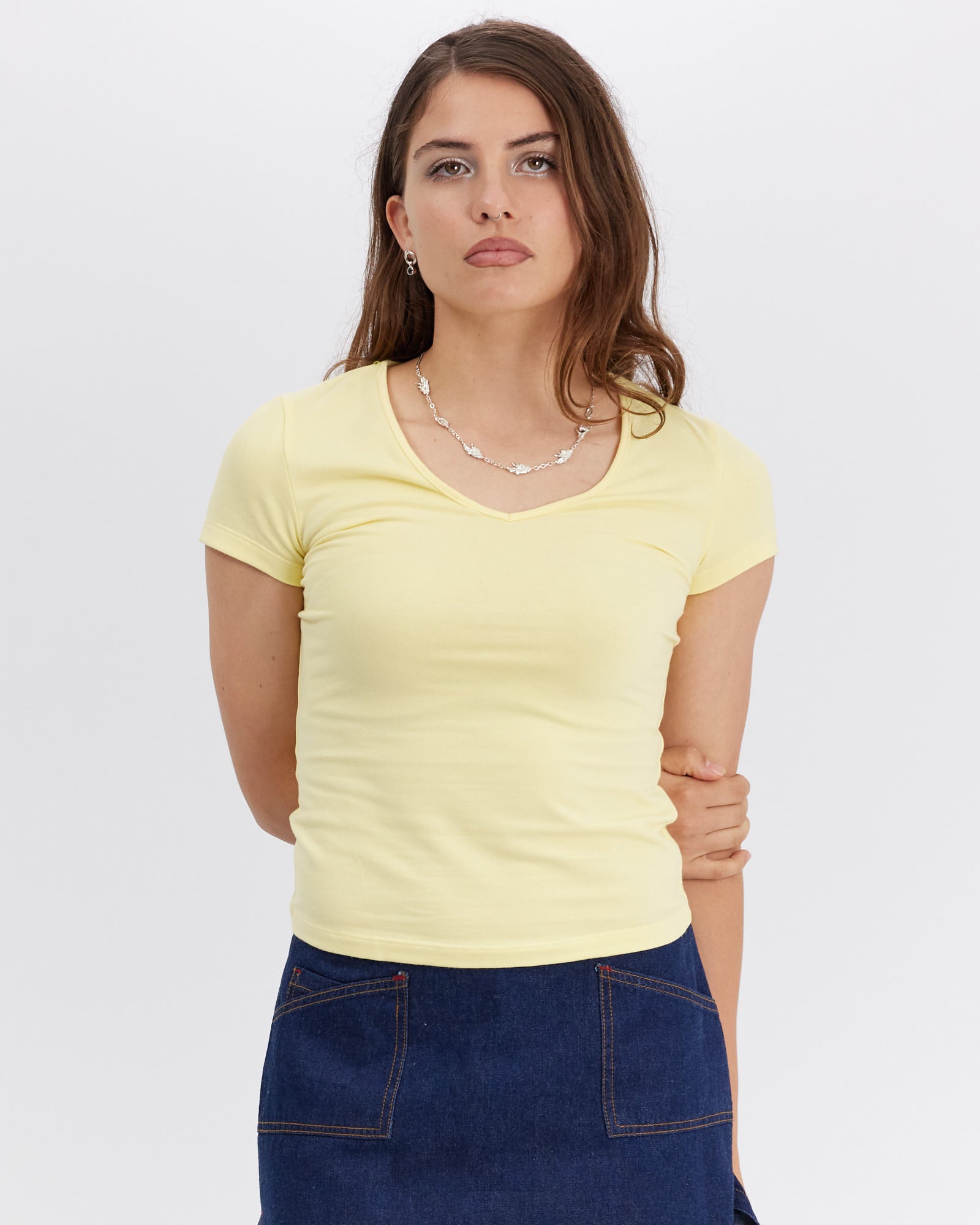 Cap Sleeve Baby T- Butter