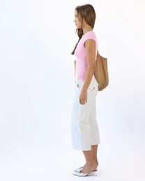 Cap Sleeve Tank Top - Bubblegum