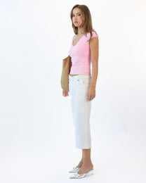 Cap Sleeve Tank Top - Bubblegum
