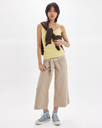 Belted 3/4 Wide Jorts