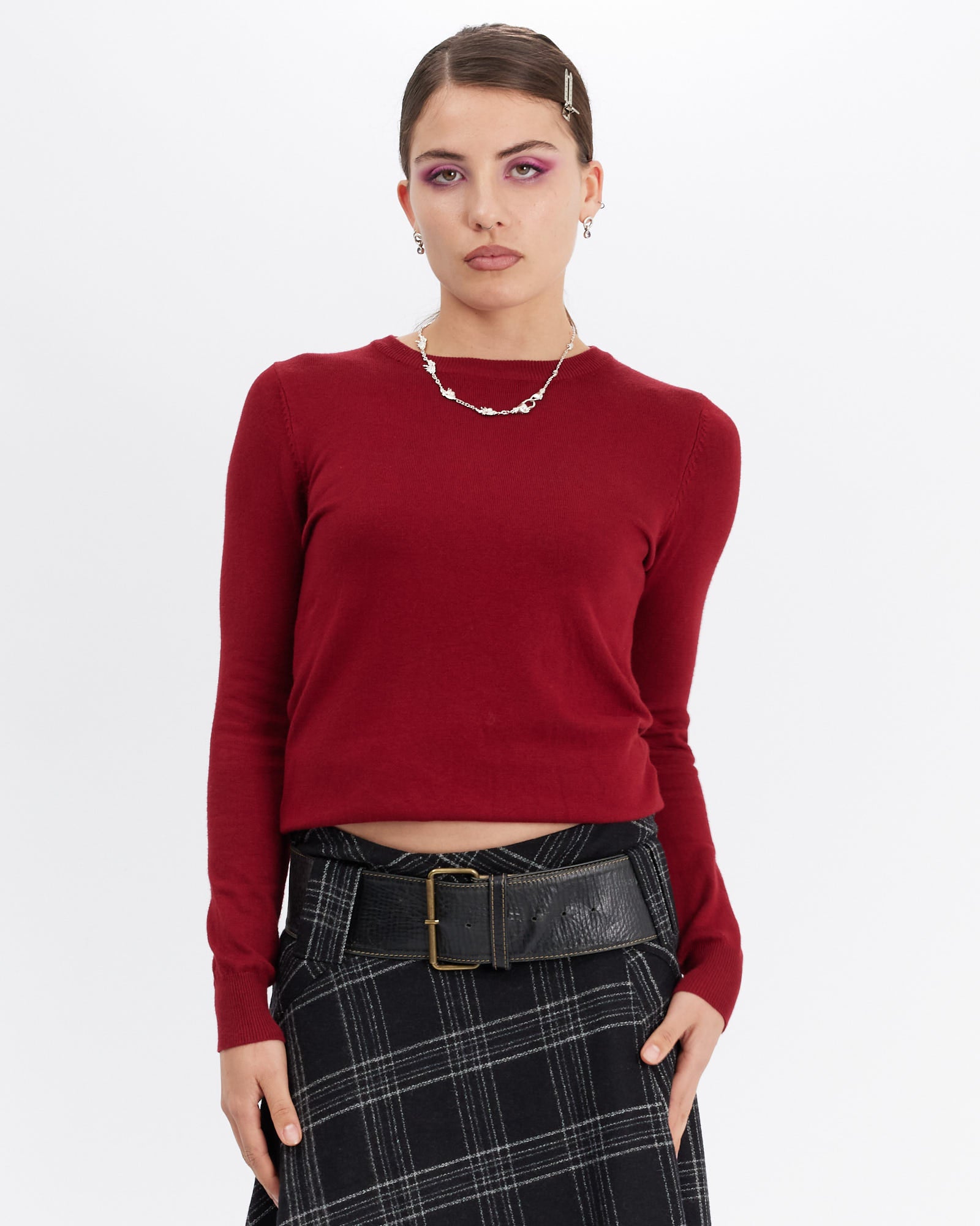 Button Back Knit Sweater