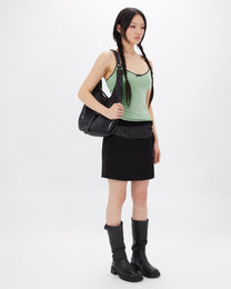 Polka Dot Tie Cami - Mint