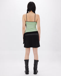 Polka Dot Tie Cami - Mint