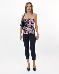 Hibiscus Bandeau Tie Top