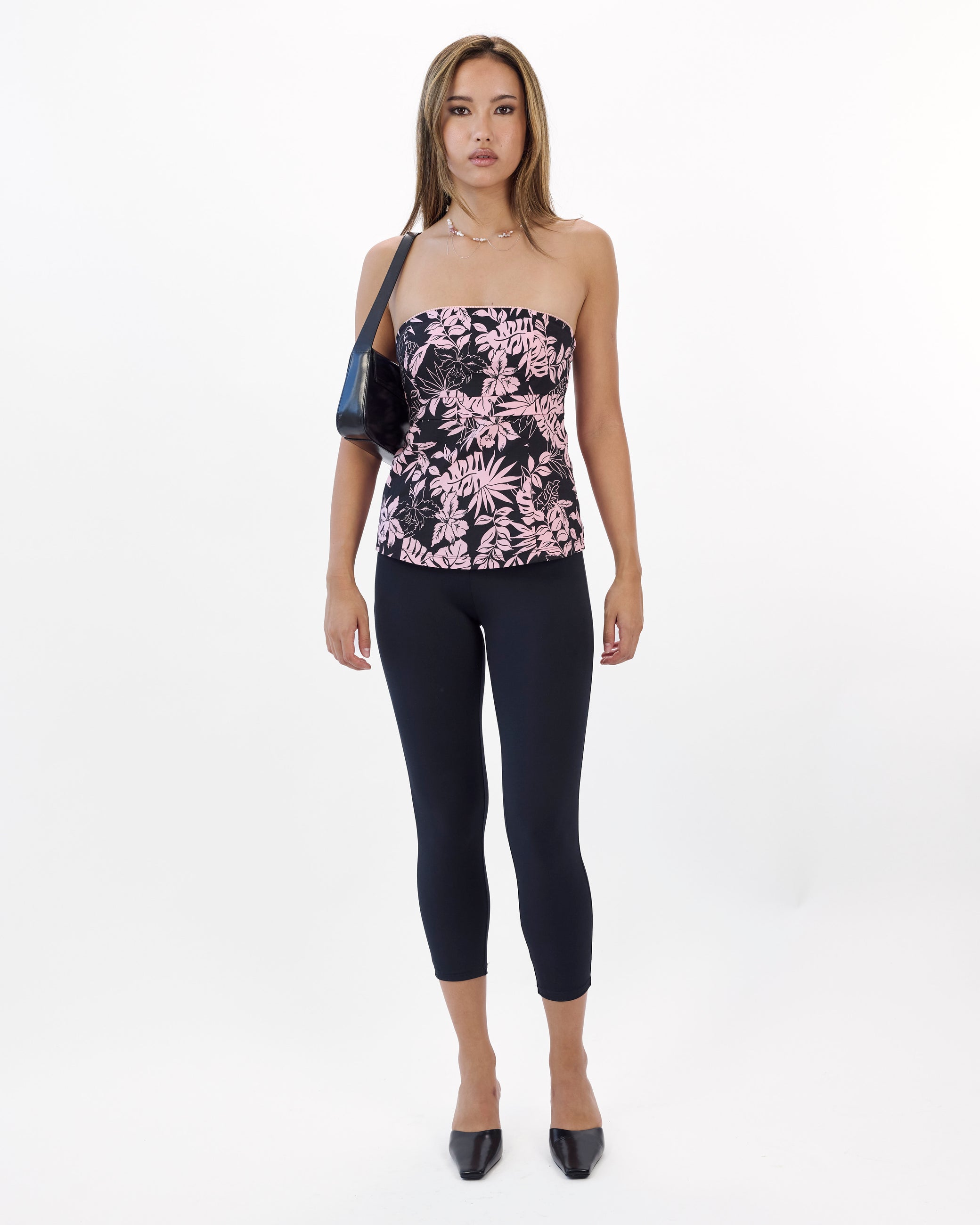 Hibiscus Bandeau Tie Top
