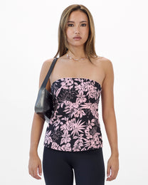 Hibiscus Bandeau Tie Top