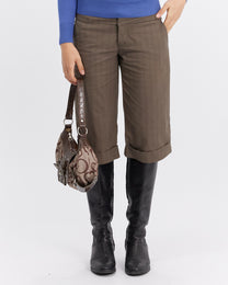 Cotton Stretch Capri