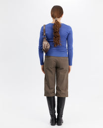 Cotton Stretch Capri