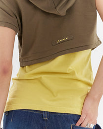 Hooded Bolero Tee &amp; Tank Set