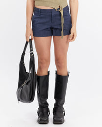 Low Rise Tailored Short - Navy
