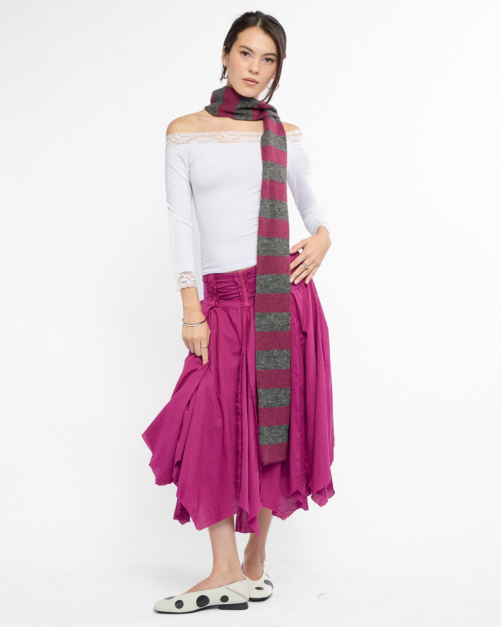 Raw Hem Adjustable Fairy Skirt