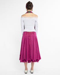Raw Hem Adjustable Fairy Skirt