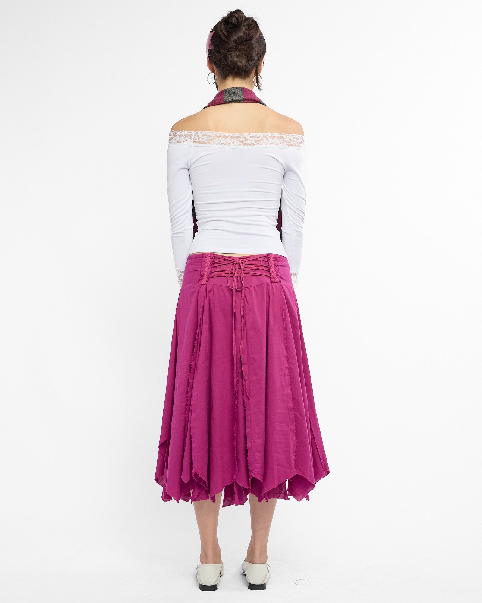 Raw Hem Adjustable Fairy Skirt