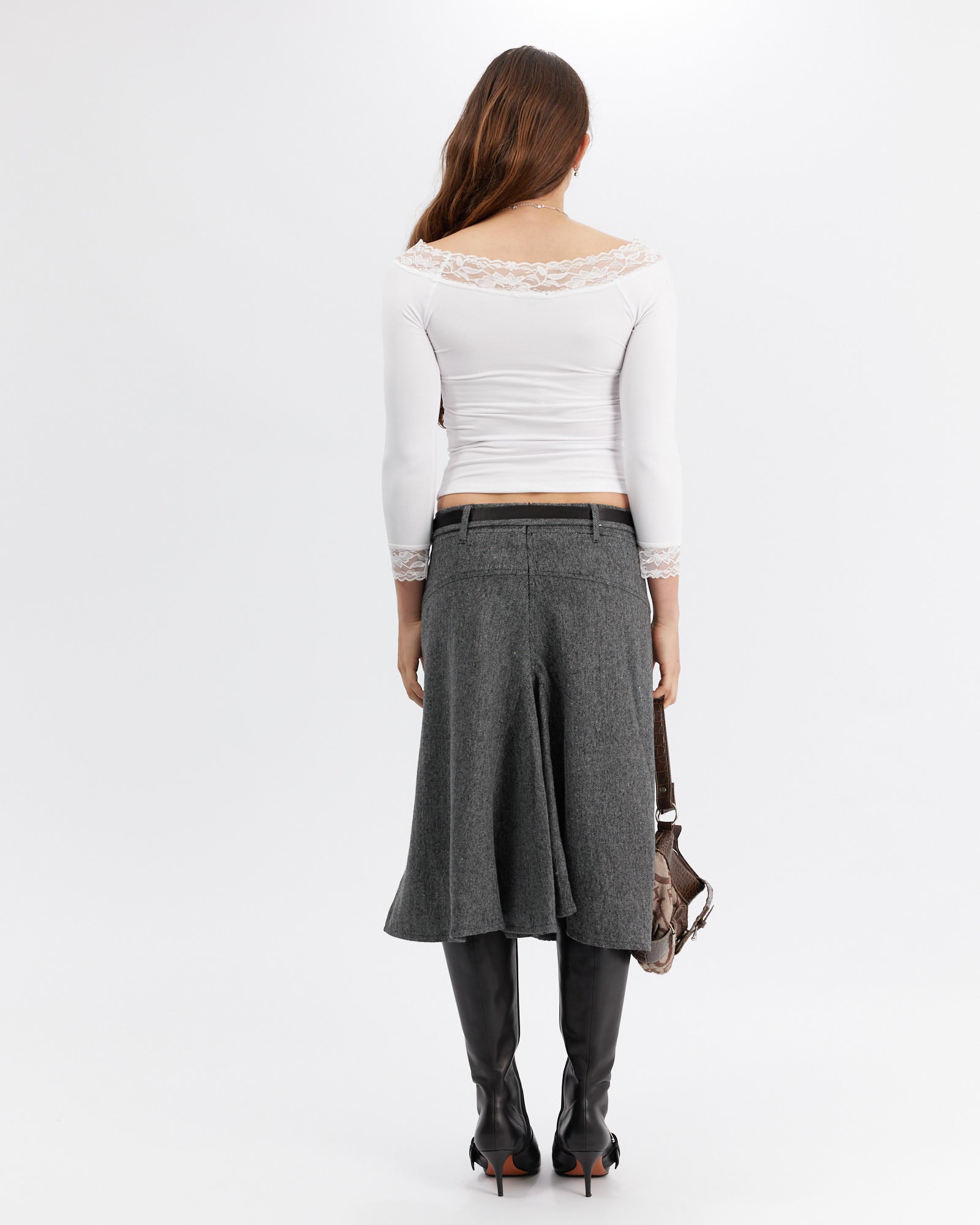 3/4 Sleeve Lace Detail Top