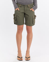 Tie Pocket Cargo Shorts