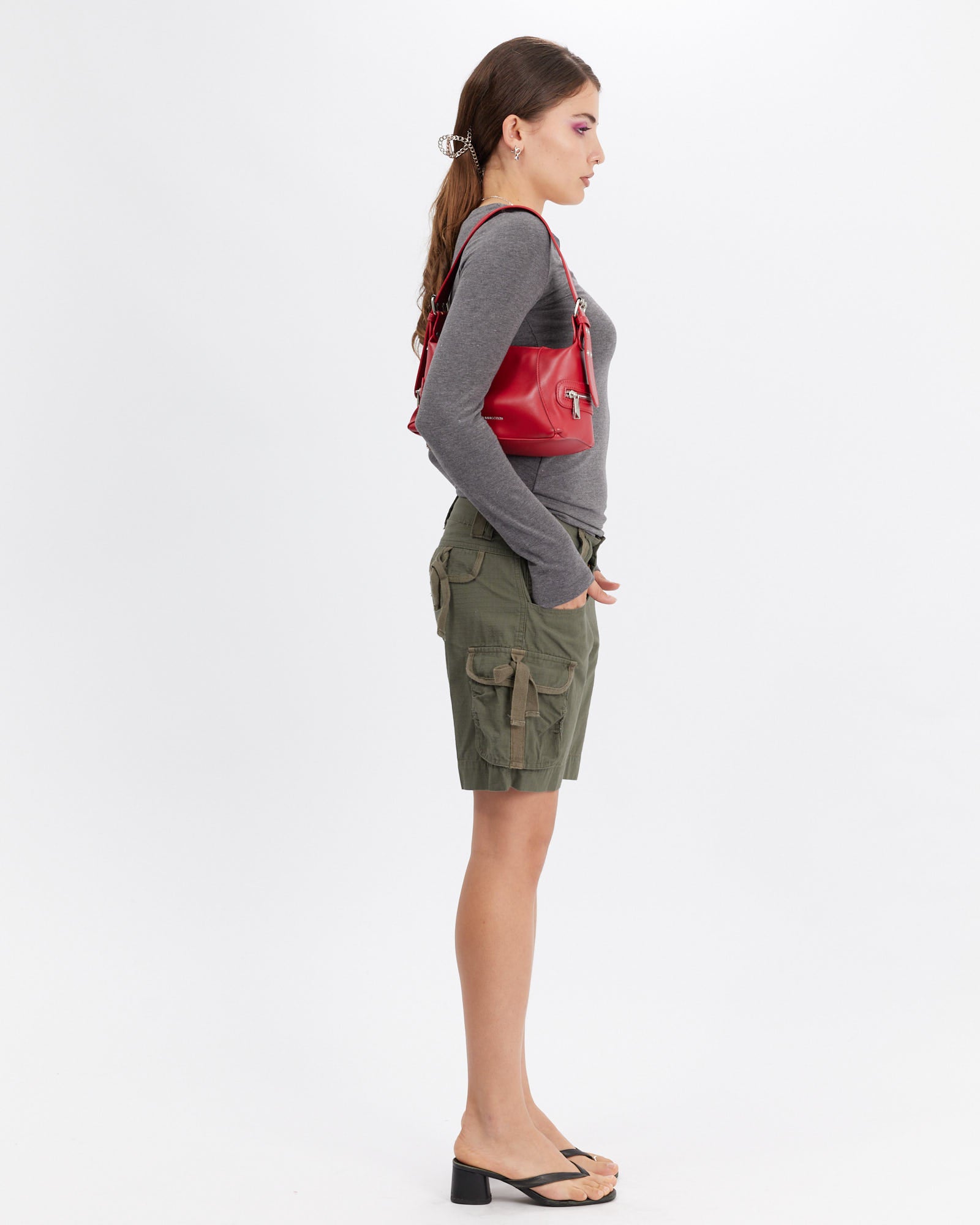 V Neck Long Sleeve Raglan