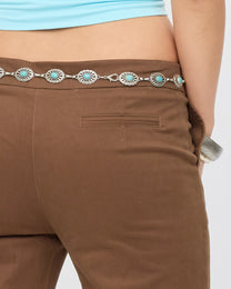 Low-rise Soft Stretch Cotton Trouser