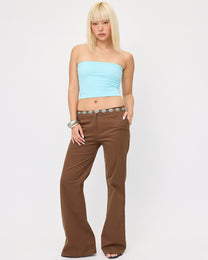 Low-rise Soft Stretch Cotton Trouser