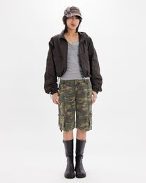 Basic Button V-Neck Tank - Grey