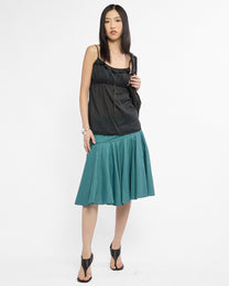 Babydoll Ribbon Tie Cami Top
