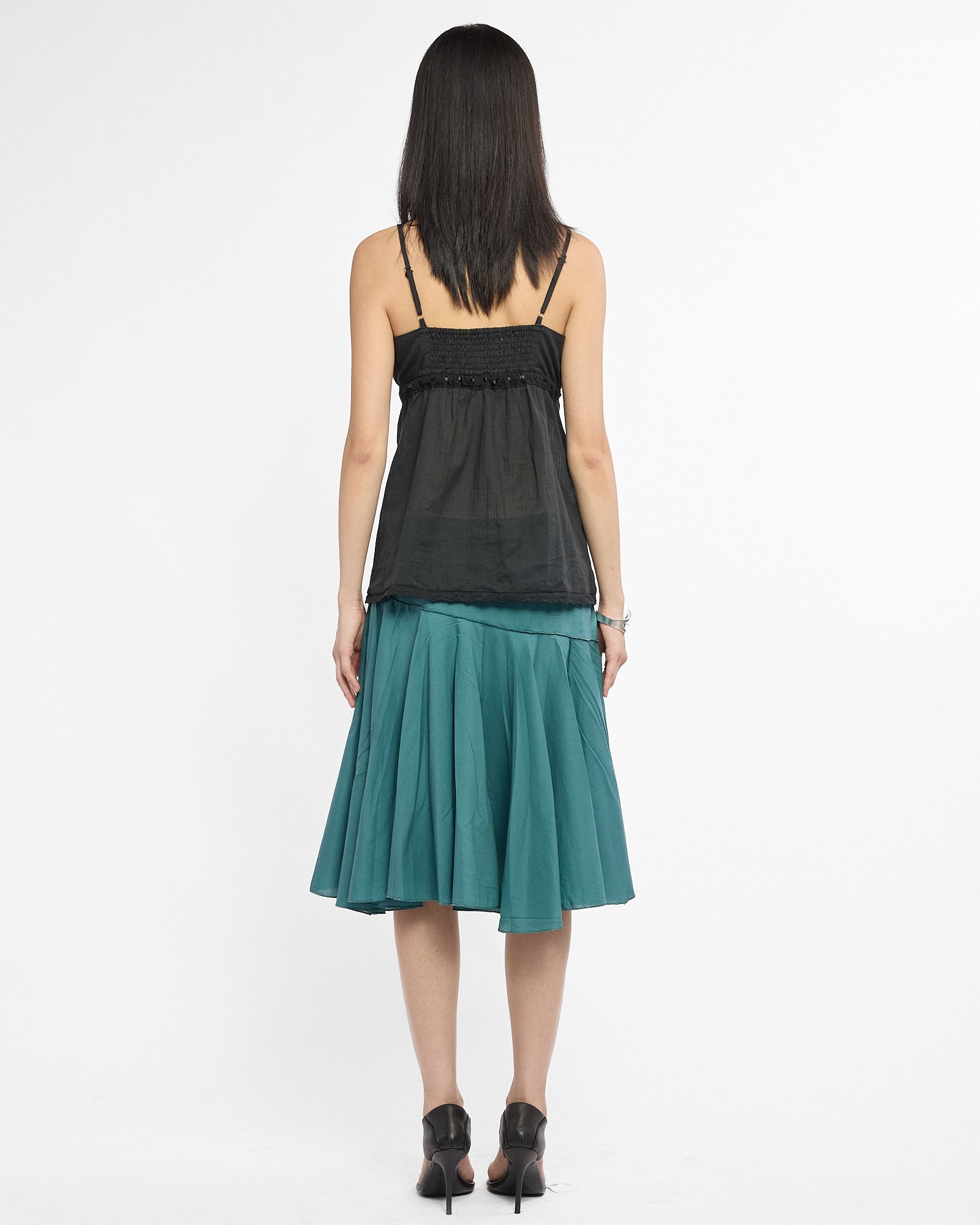 Babydoll Ribbon Tie Cami Top