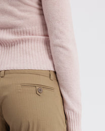 Ribbed Wool Blend Turtleneck