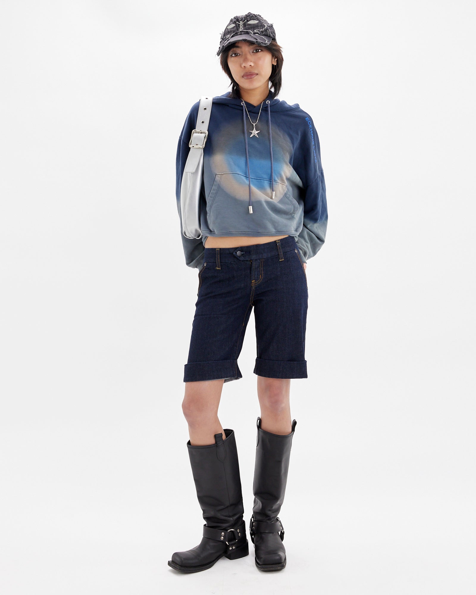 Dark Wash Denim Jorts