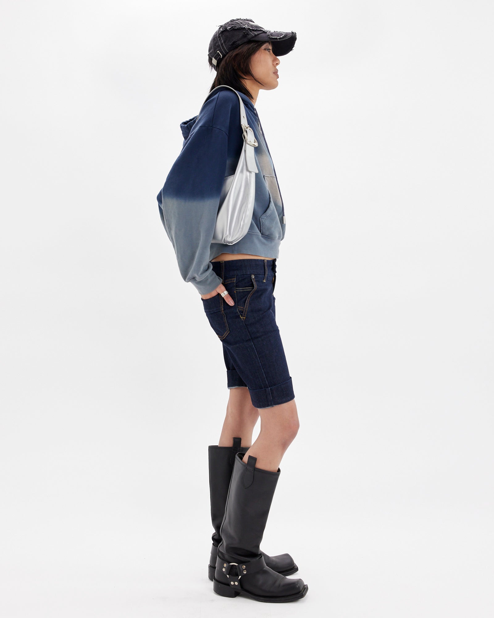 Dark Wash Denim Jorts