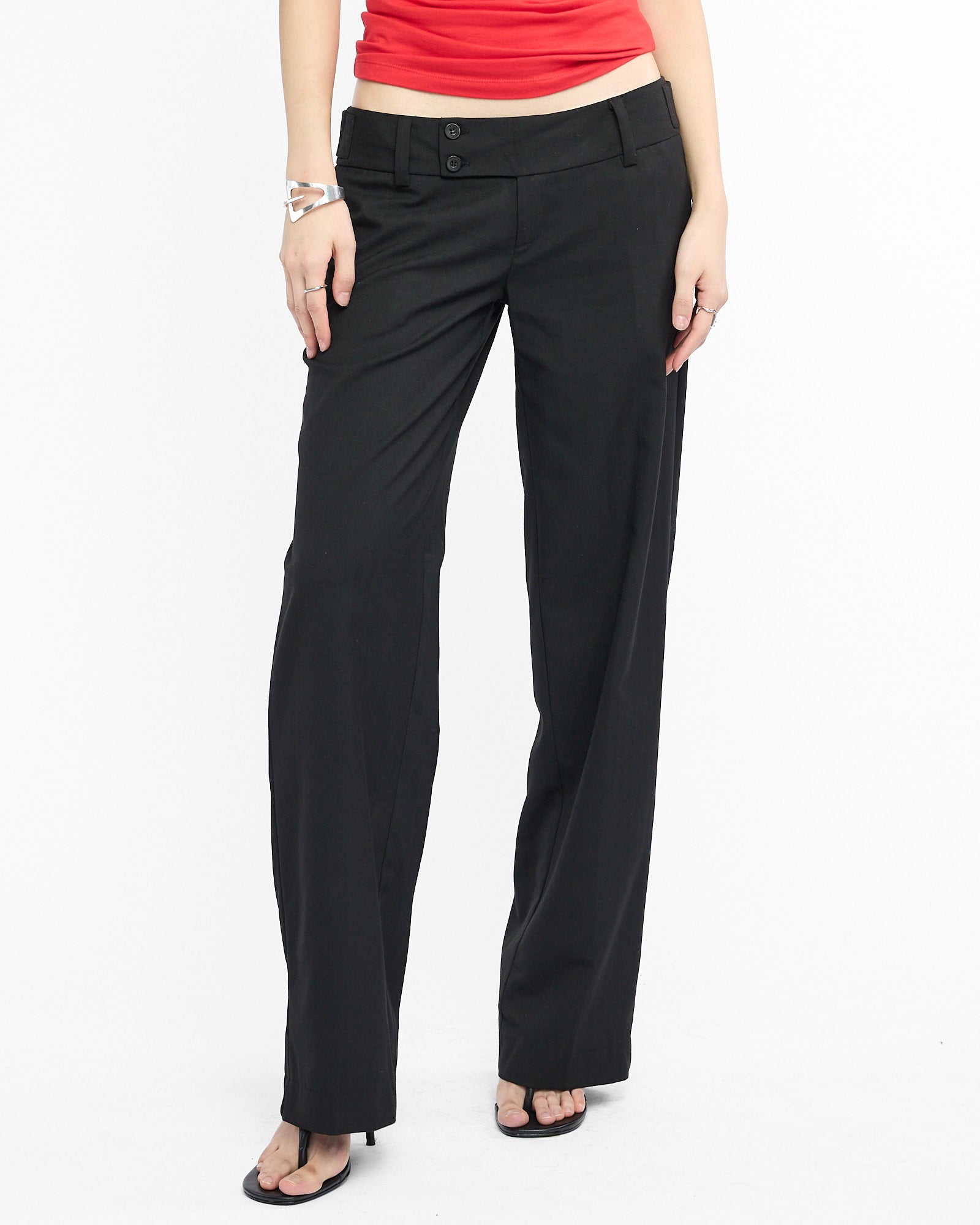 Lowrise Double Button Suit Trouser
