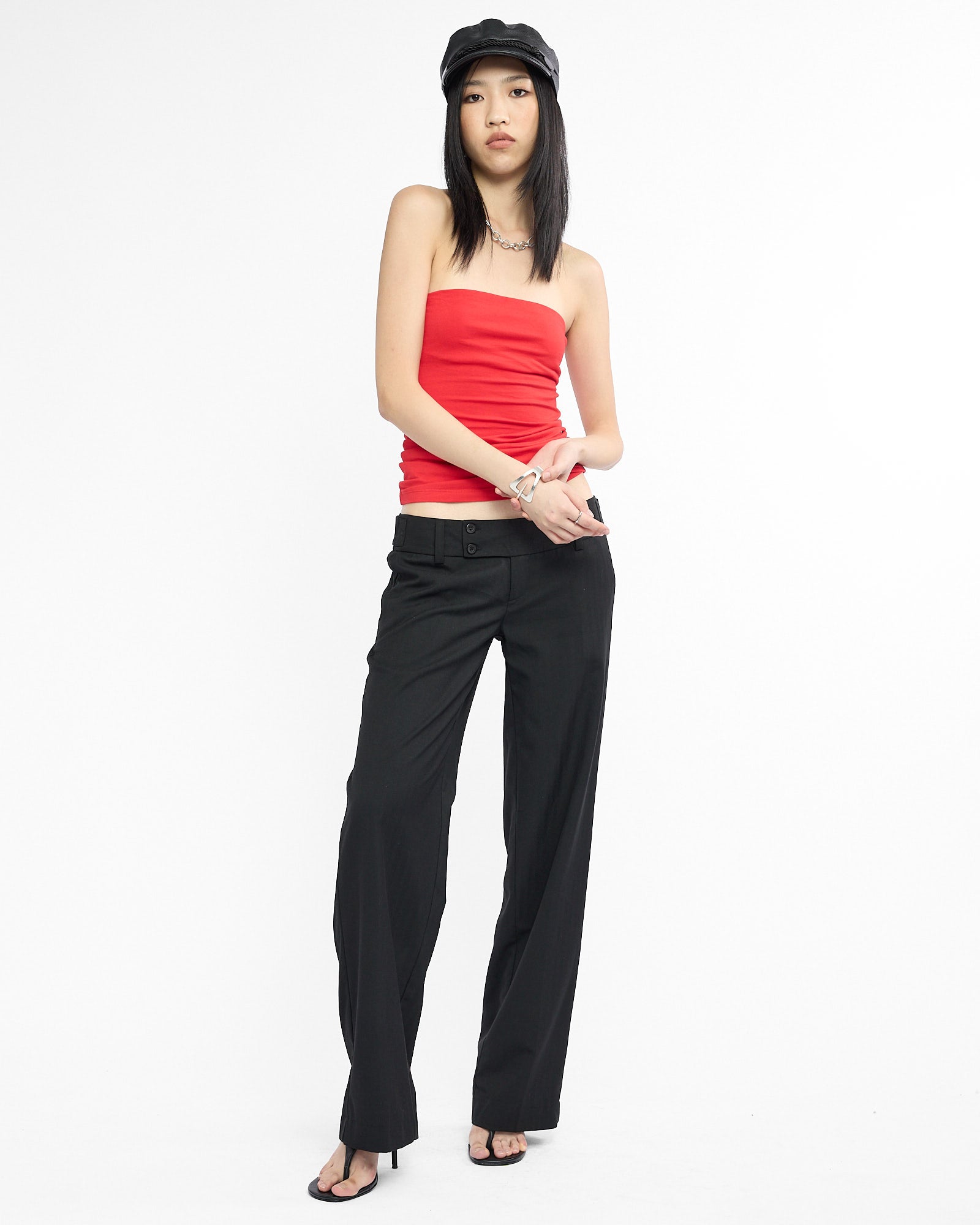Lowrise Double Button Suit Trouser