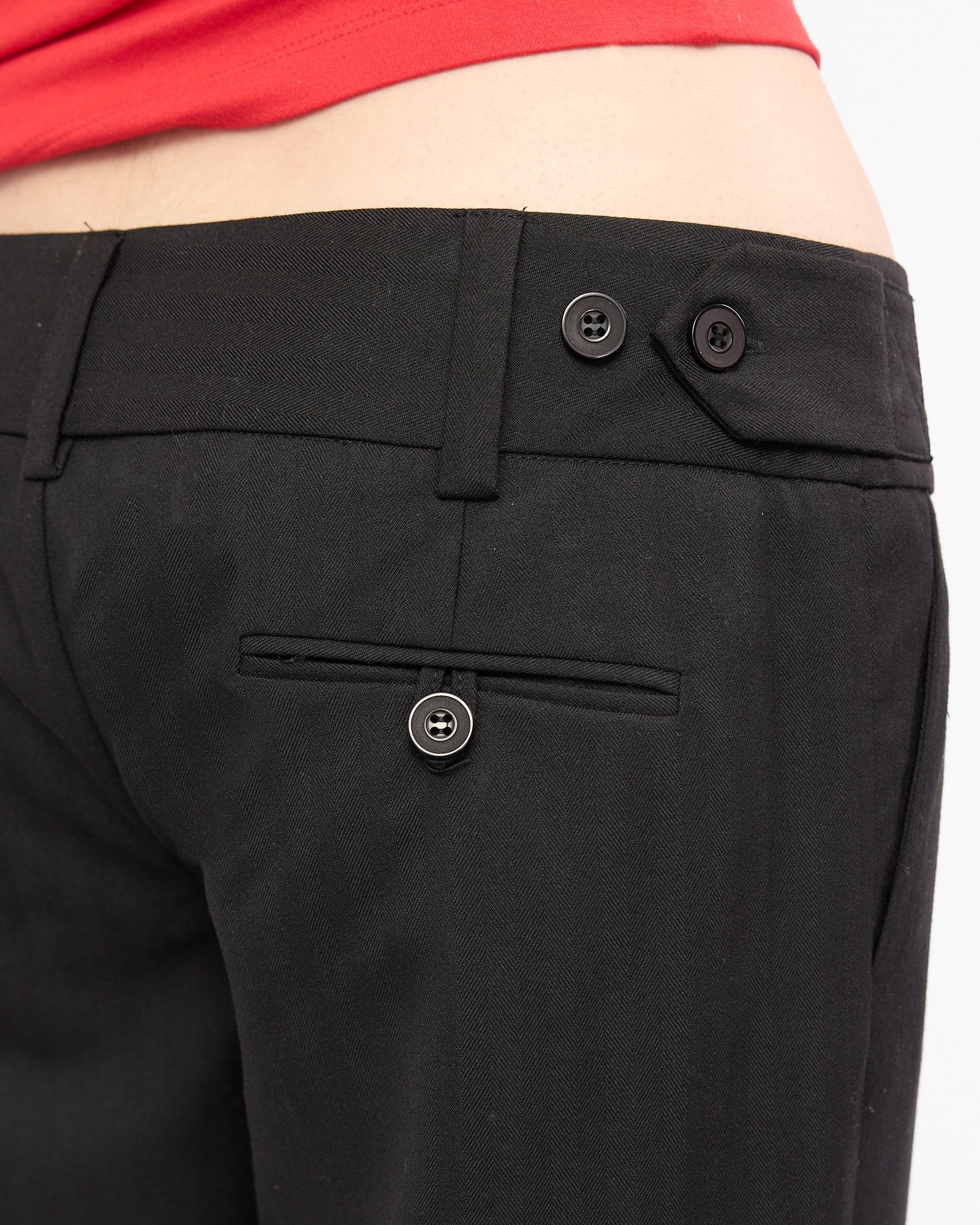 Lowrise Double Button Suit Trouser