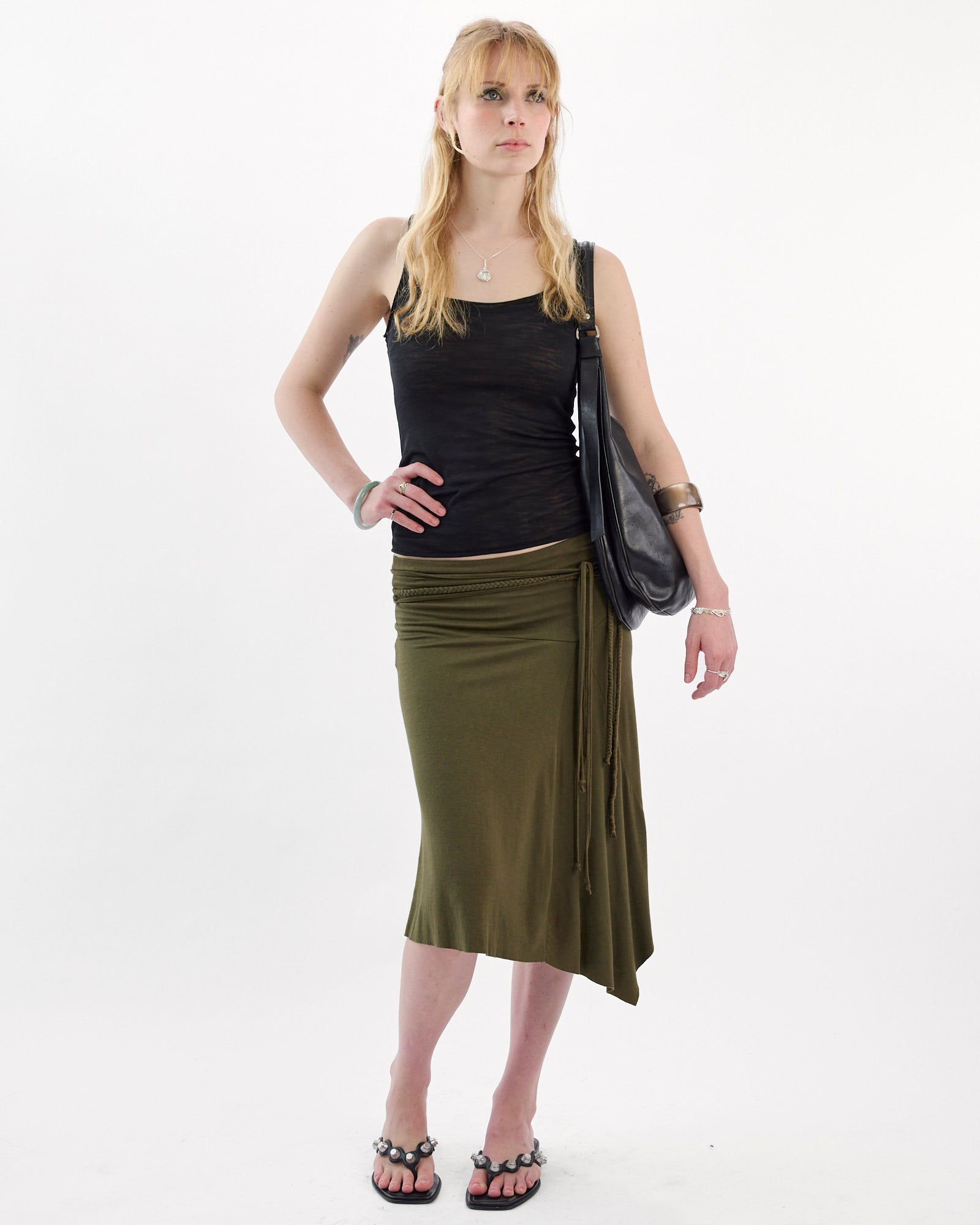 Raw Edge Tank - Black