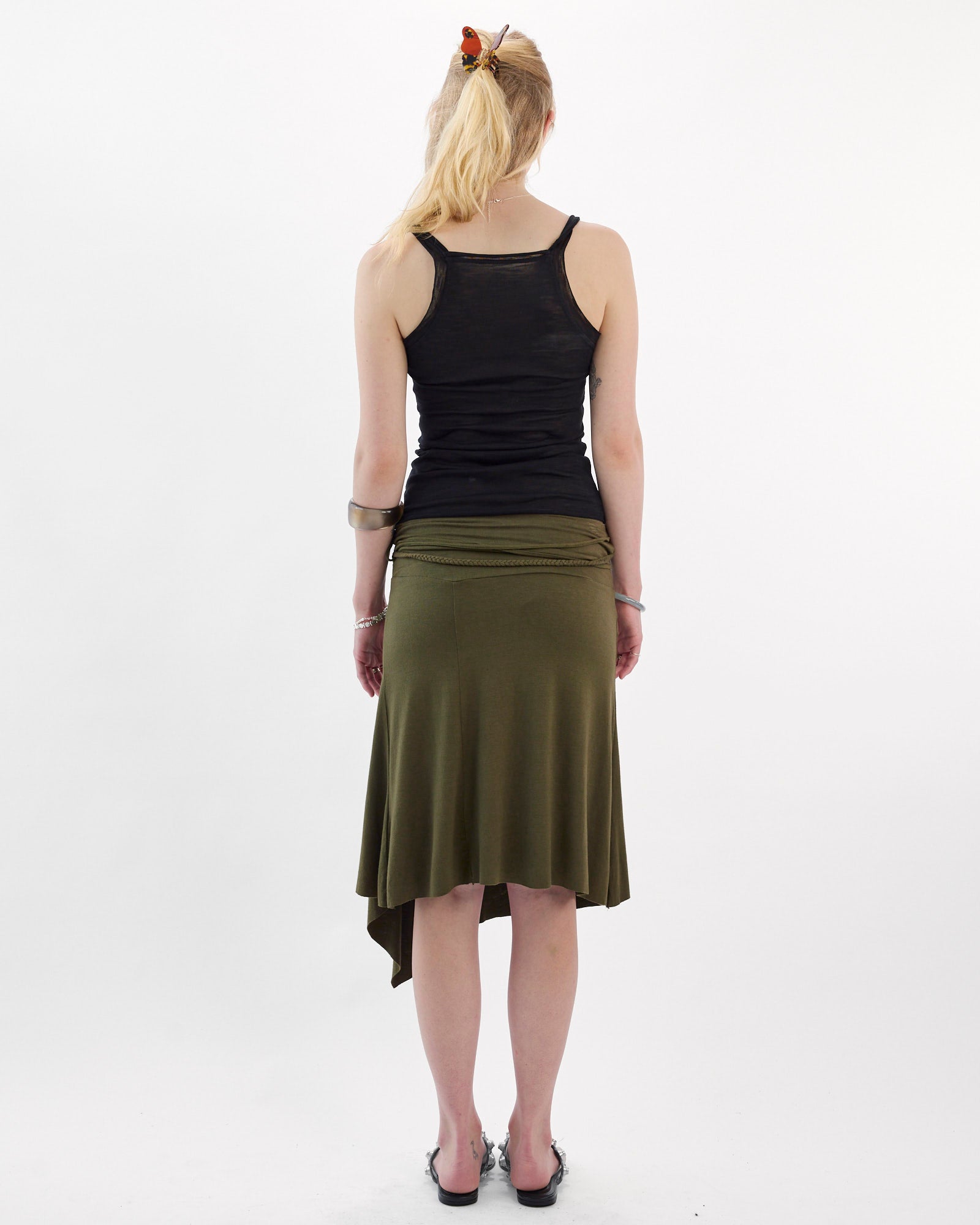 Raw Edge Tank - Black