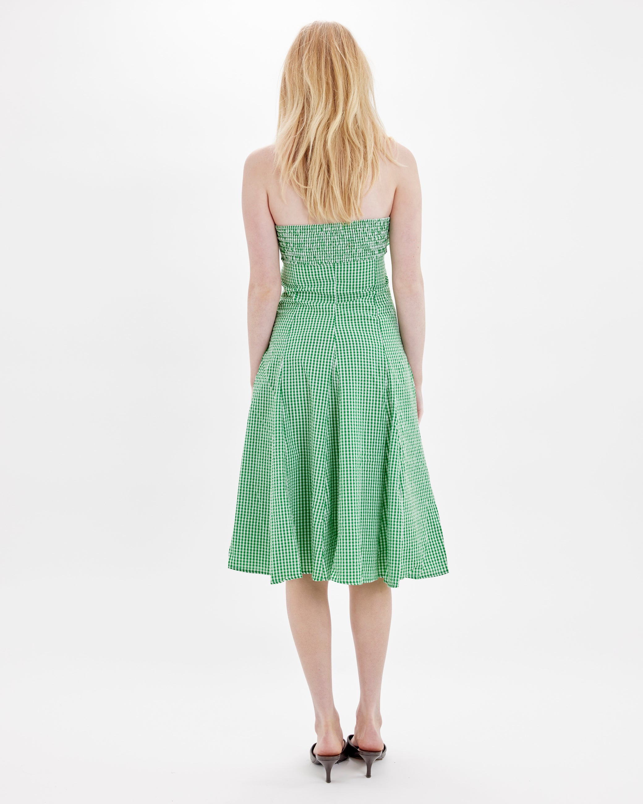 Gingham Dress - Green