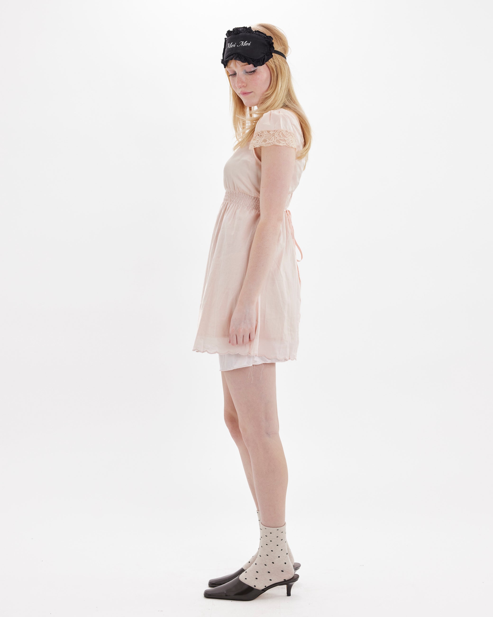 Cotton Lace Babydoll Tunic - Blush