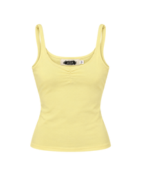 Ruched Front Tank Top - Butter
