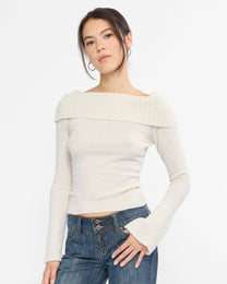 Regina Knit Sweater - Ivory