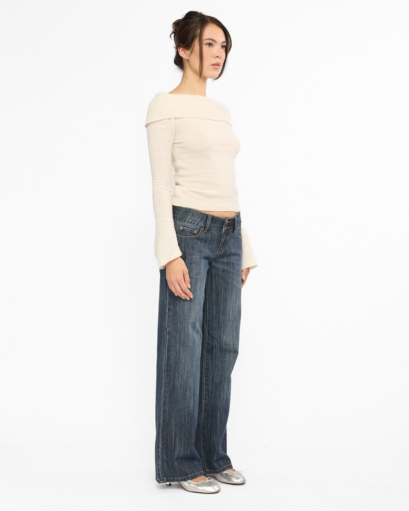 Regina Knit Sweater - Ivory