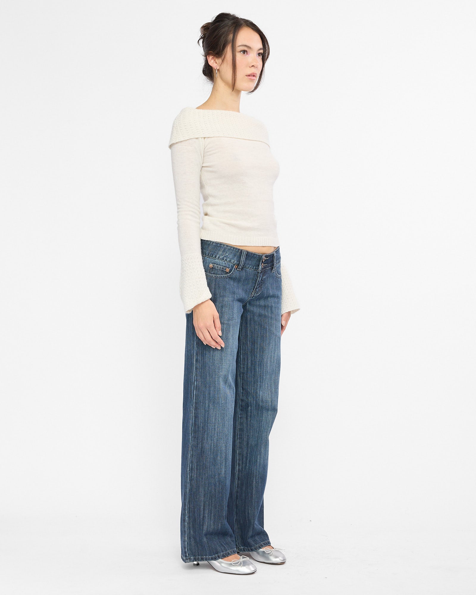Regina Knit Sweater - Ivory