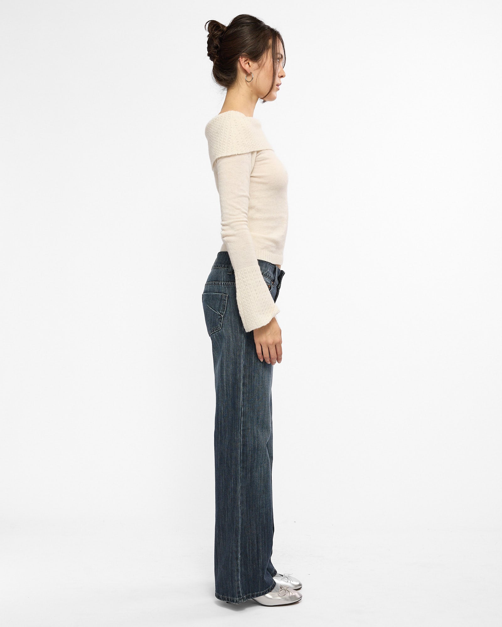 Regina Knit Sweater - Ivory