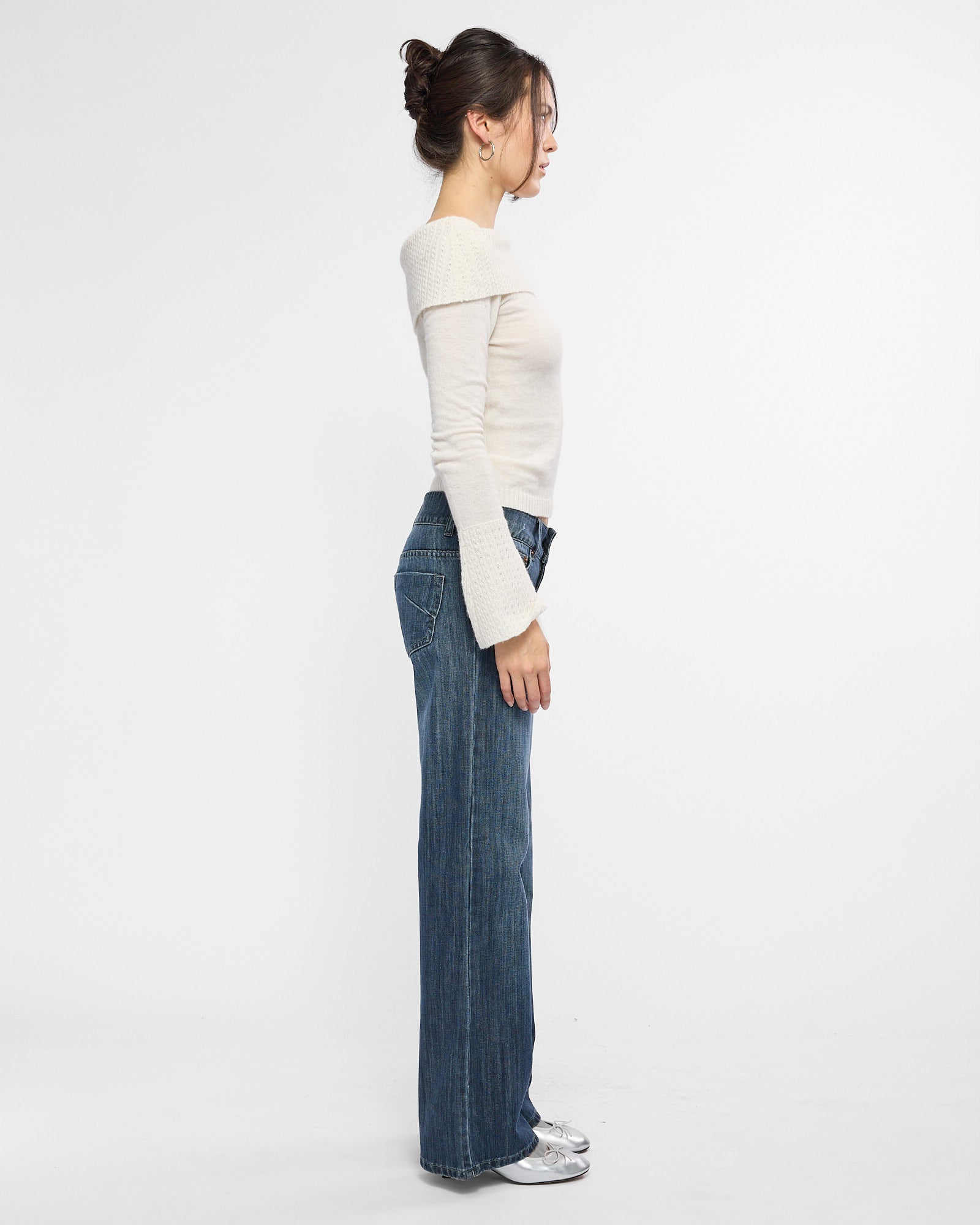 Regina Knit Sweater - Ivory