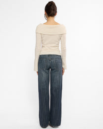 Regina Knit Sweater - Ivory