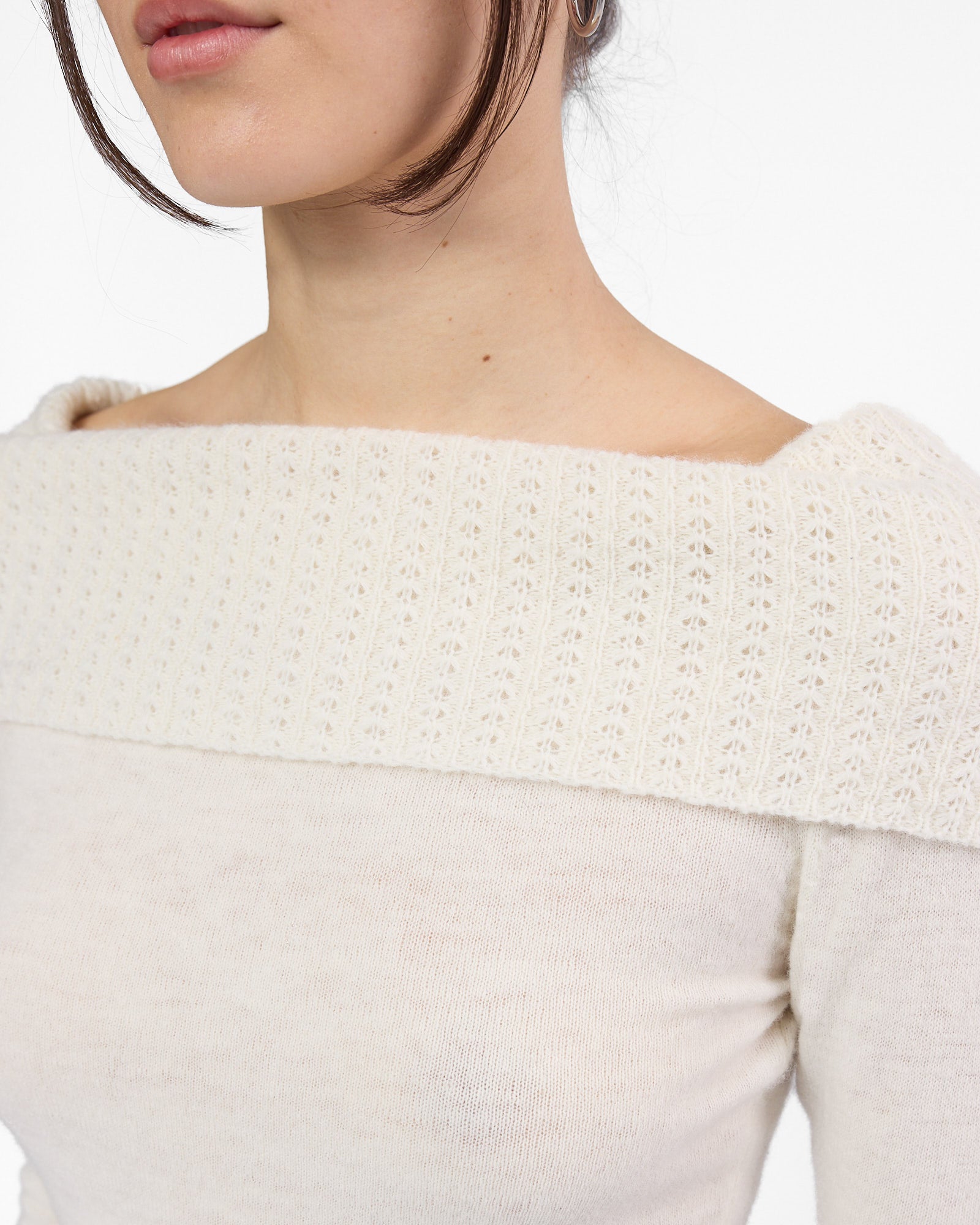Regina Knit Sweater - Ivory