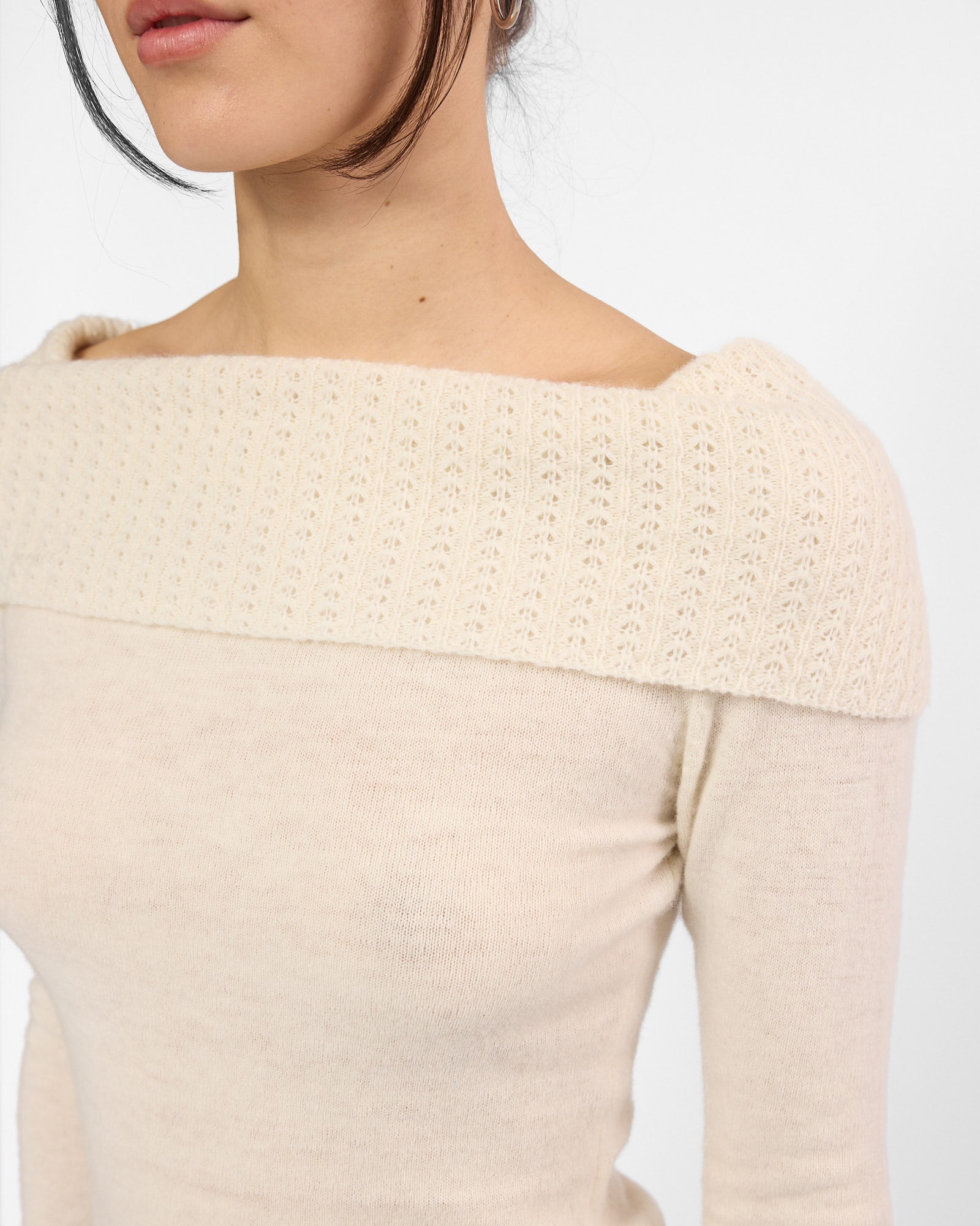 Regina Knit Sweater - Ivory